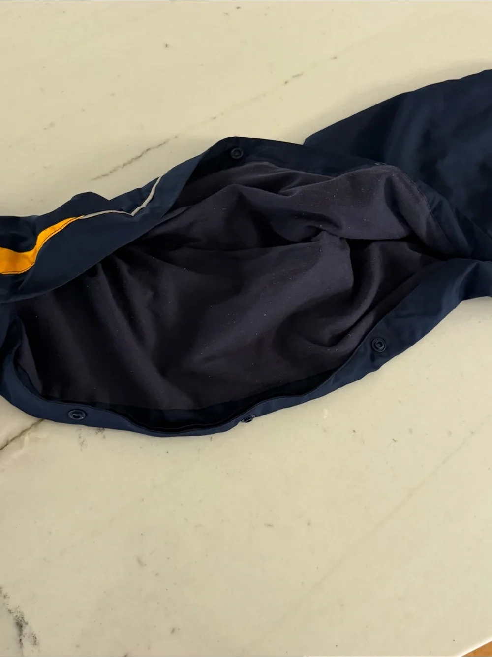Navy Midshipmen Sweatpants L Blue Champion Tear Away Polyester